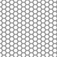 abstract geometric black hexagon creative pattern vector