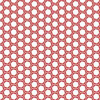 abstract geometric red hexagon creative pattern vector