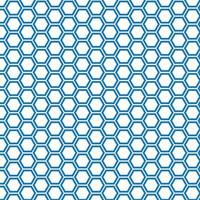 abstract geometric blue hexagon pattern vector