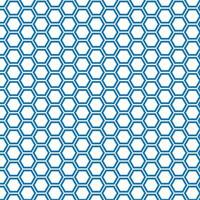 abstract geometric blue hexagon pattern vector