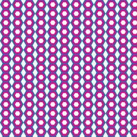 abstract blue pink geometric hexagon pattern vector