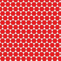 abstract red geometric hexagon pattern vector