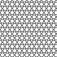 abstract black geometric hexagon pattern vector