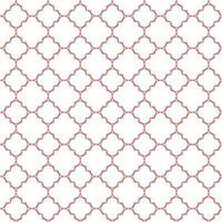 abstract geometric red arabic pattern art vector