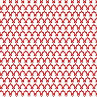 abstract red geometric arabic pattern art vector