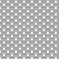 abstract geometric black fish scale pattern perfect for background vector