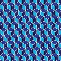 abstract geometric blue hexagon pattern art perfect for background, wallpaper vector