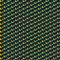 abstract cyan yellow geometric pattern with black background perfect for background, wallpaper. vector