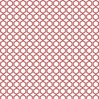 abstract geometric red hexagon pattern perfect for background, wallpaper. vector