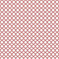 abstract geometric red hexagon pattern perfect for background, wallpaper. vector