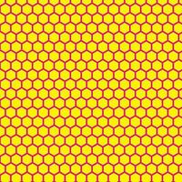 resumen geométrico rosado amarillo hexágono modelo Perfecto para fondo, fondo de pantalla. vector