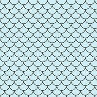 abstract geometric black mermaid pattern with cyan background perfect for background, wallpaper vector
