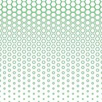 abstract geometric green honeycomb stroke halftone pattern perfect for background, wallpaper vector