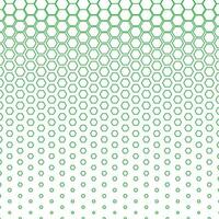 abstract geometric green honeycomb stroke halftone pattern perfect for background, wallpaper vector