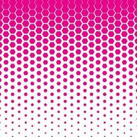 abstract geometric pink honeycomb halftone pattern perfect for background, wallpaper vector