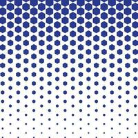 abstract geometric blue hexagon halftone pattern perfect for background, wallpaper vector