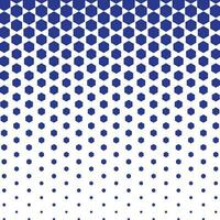 abstract geometric blue hexagon halftone pattern perfect for background, wallpaper vector