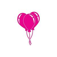 Balloon icon logo vector illustration template design.