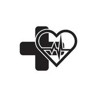 Art design health heartbeat medical pulse vector template