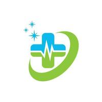 Medical care logo.vector illustration design template. vector