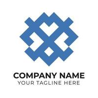 Corporate modern minimalist abstract business logo design template Free Vector