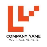 Corporate creative modern monogram minimalist business logo design template Free Vector
