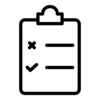 clipboard in flat design style vector