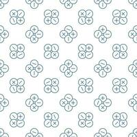 Mathematical Basic Symbols vector Math concept line seamless pattern