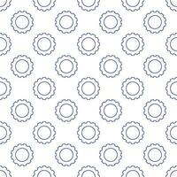 Cog Wheel vector concept line simple seamless pattern