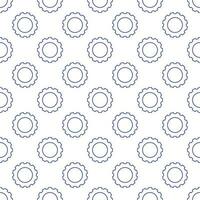 Cog Wheel vector concept line simple seamless pattern