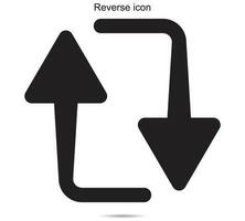 Reverse icon, vector illustration.