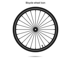 Bicycle wheel Icon vector