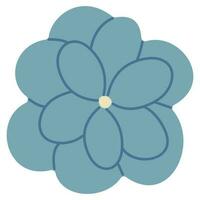 Flower single vector