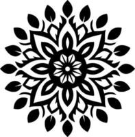 mandala - minimalista y plano logo - vector ilustración