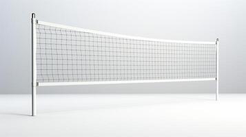 a volleyball net is shown on a white background AI Generative photo