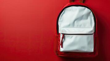 School bag, aesthetic photo