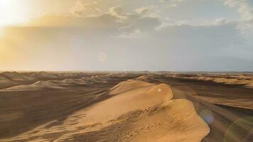 Sand dunes at Dasht-e-Lut, a large salt desert located in the provinces of Kerman, Sistan and Baluchestan, Iran photo