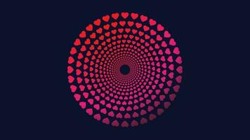 Abstract spiral nebula ring purple and blue shade background for your creative background. This simple art will make your project more creative and interesting. vector