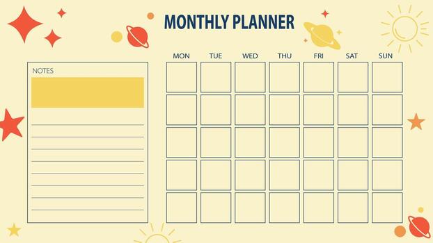 Abstract design planner for track your habit and give you success in life. This simple tracker will organize your work and give you confidence to achieve work in time. vector