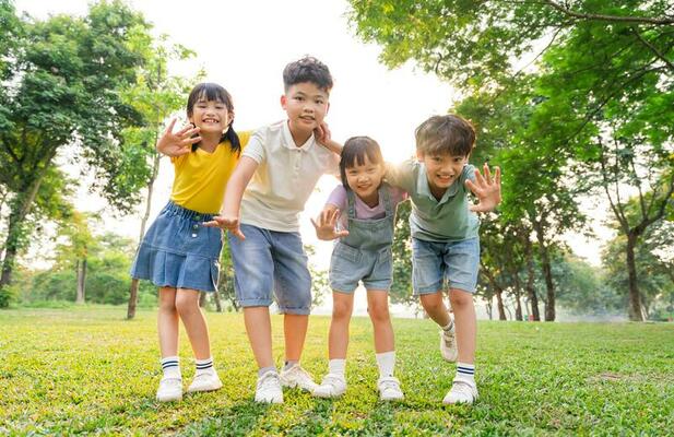 group image of cute asian children playing in the park 26702357 Stock Photo at Vecteezy