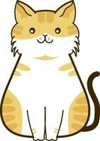 Ilustraciones de cute cat cartoon character vector