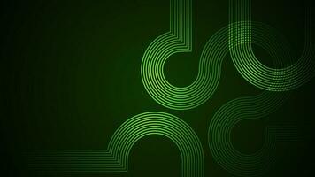 BGDark green abstract background with serpentine style lines as the main component. vector