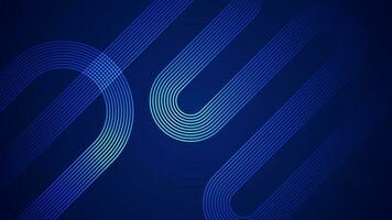Dark blue abstract background with serpentine style lines as the main component. vector