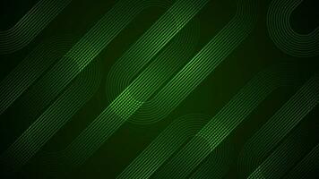 Dark green abstract background with serpentine style lines as the main component. vector