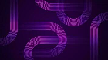 Dark violet abstract background with serpentine style lines as the main component. vector