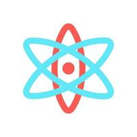 atom icon design element vector