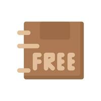 free delivery icon flat style vector