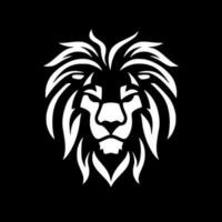 Lion, Minimalist and Simple Silhouette - Vector illustration