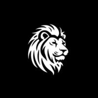 Lion, Minimalist and Simple Silhouette - Vector illustration