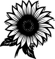 Flower, Minimalist and Simple Silhouette - Vector illustration